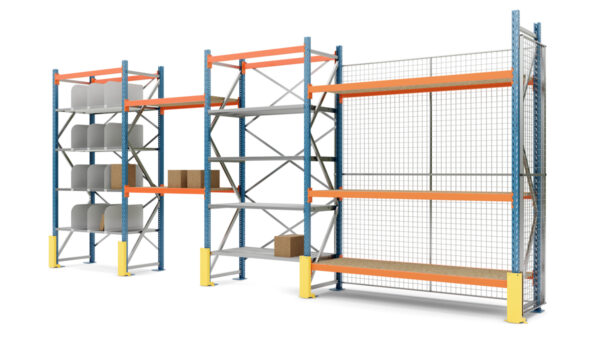 Industrial Mini-Racking 96x24x87 Rousseau SRD5206S 3 Levels With Steel  Decking, Industrial Shelving, Parts Shelving, Warehouse Shelving, Steel  Shelving, Metal Storage Shelving, 10 56 13, 10 56 00